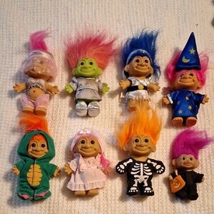 HALLOWEEN Troll Dolls Set.  All Kept In Bags